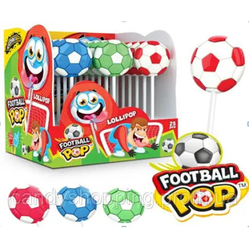 Цукерка "Johny Bee" Football Pop , 16 г