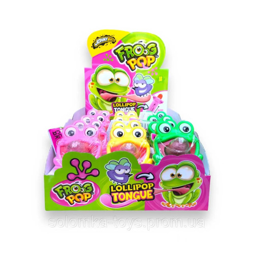 Цукерка "Johny bee" Frog Pop , 12 г