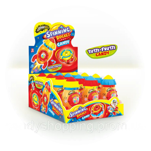 Цукерка "Johny Bee" Spin rocket candy , 5 г