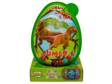 Яйце "WOOOW" Jumbo Dinosaur egg з цукерками та сюрпризом, 80г, Україна