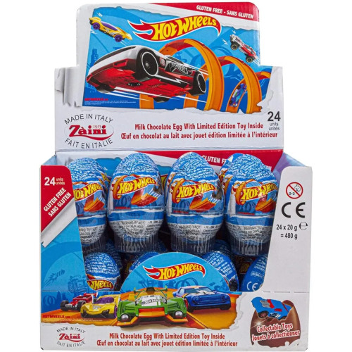 Яйця "Zaini" Hot wheels, 20г