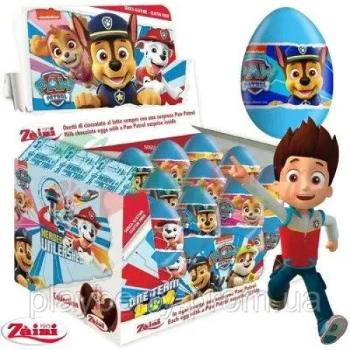Яйця "Zaini" Щенячий патруль, 20г