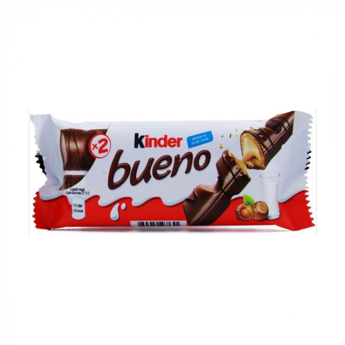 Батончик "Kinder" Буено шоколадний, Німеччина