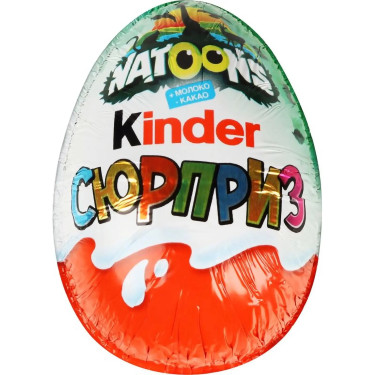 Шокол. Яйце "Kinder" Сюрприз Т1 Ліцензія, Німеччина