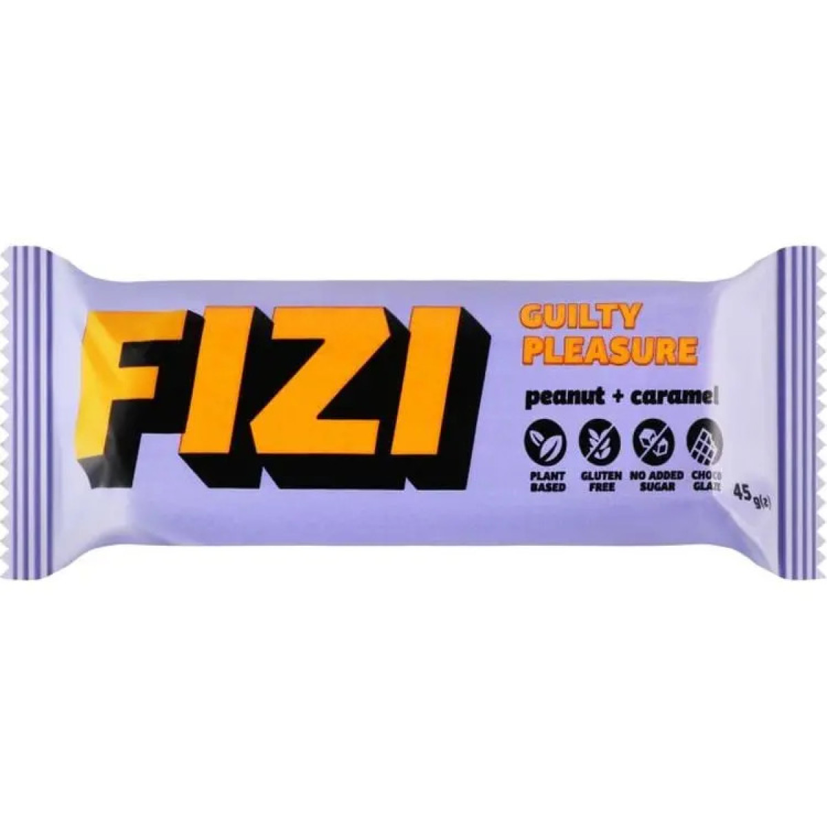 Батончик "Fizi" Peanut+caramel, 45г, Україна