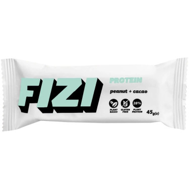 Батончик "Fizi" протеіновий Peanut+cacao, 45г, Україна