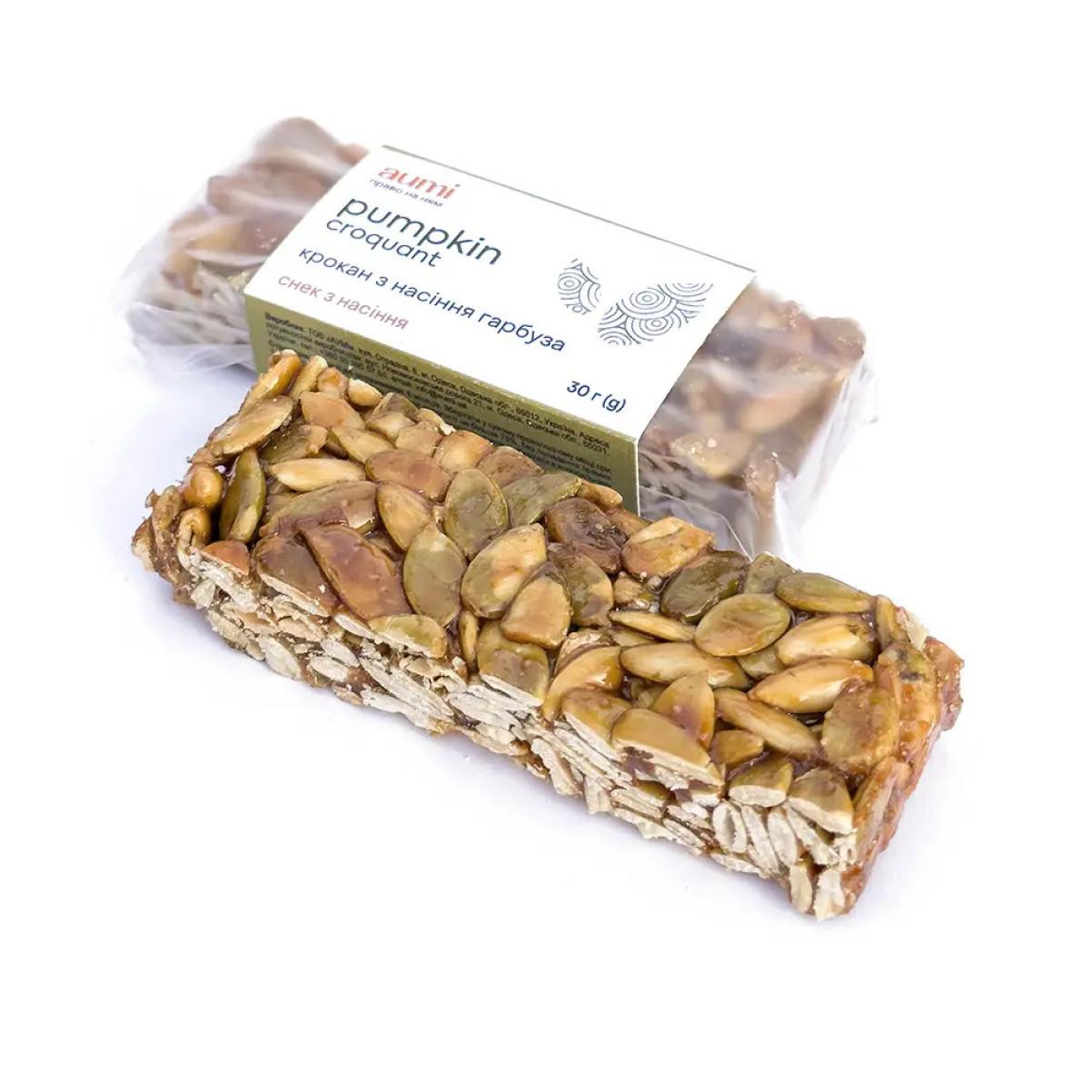 Крокан "Aumi" гарбузовий, 30г, Україна