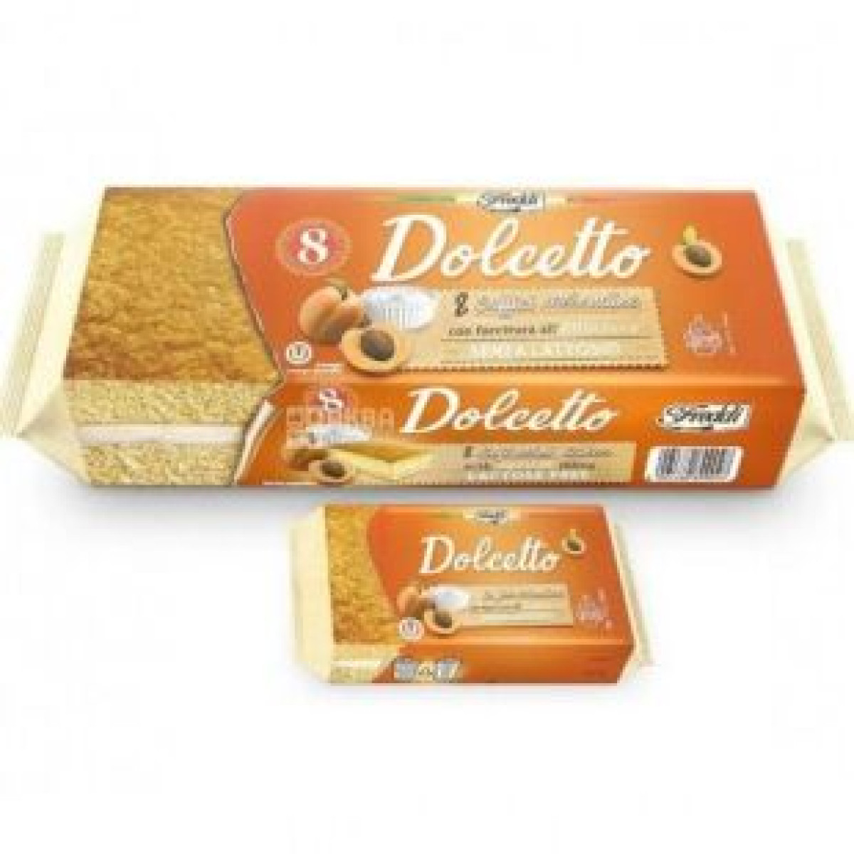 Бісквіт "Dolcetto" абрикос, 200г, Італія