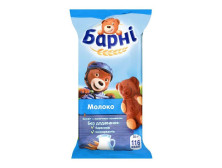 Бісквіт "Барні" з молочною начинкою, 30г, Україна