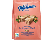 Вафлі "Manner" Zarties з горіховим кремом, 200г, Австрія