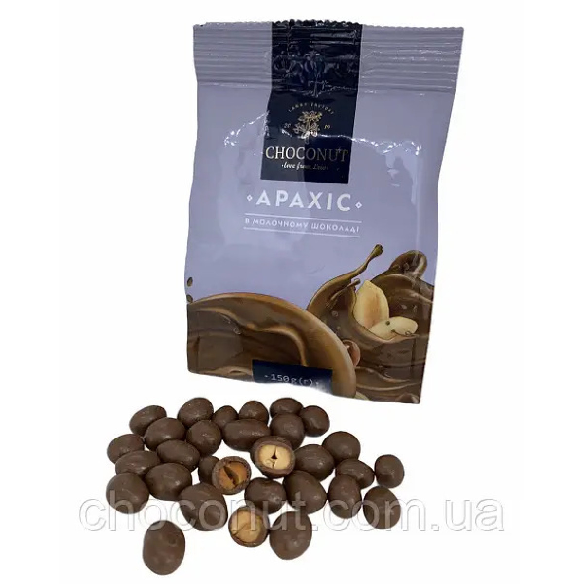Драже "Choconut" Арахіс в молочному шоколаді, 100 г, Україна
