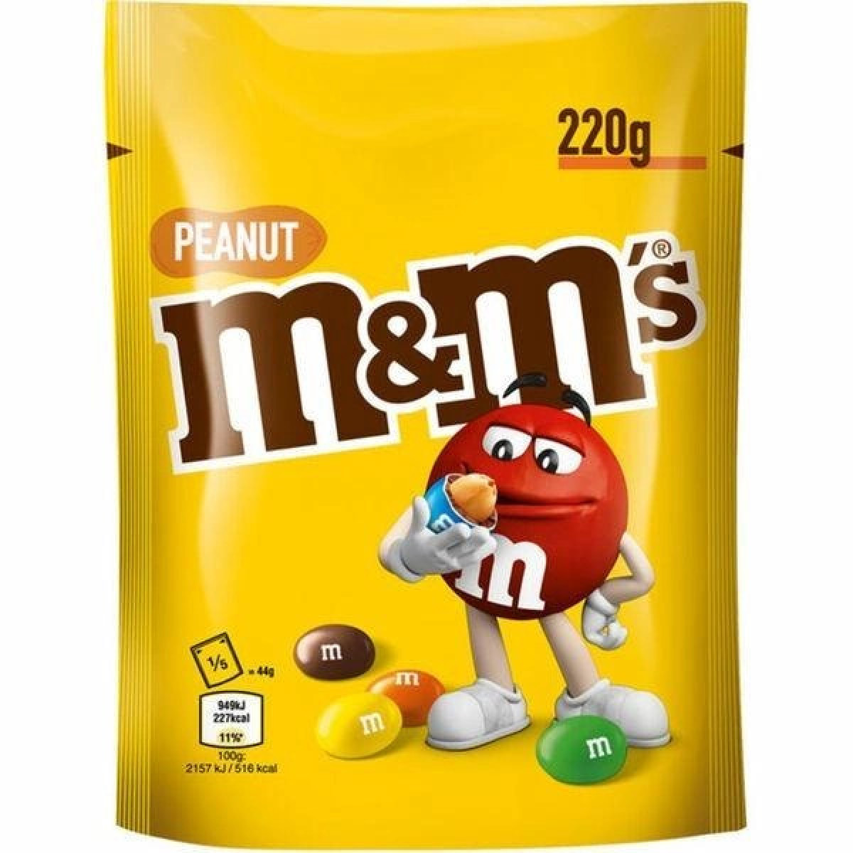 Драже "M&Ms" Peanut, 220г, Англія