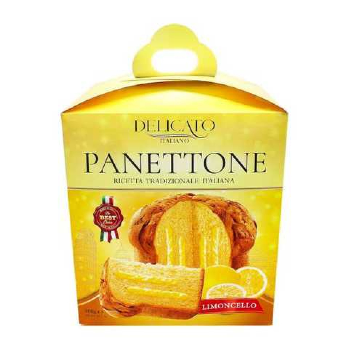 Панеттон "Delicato" з лимонним кремом, 900г, Італія