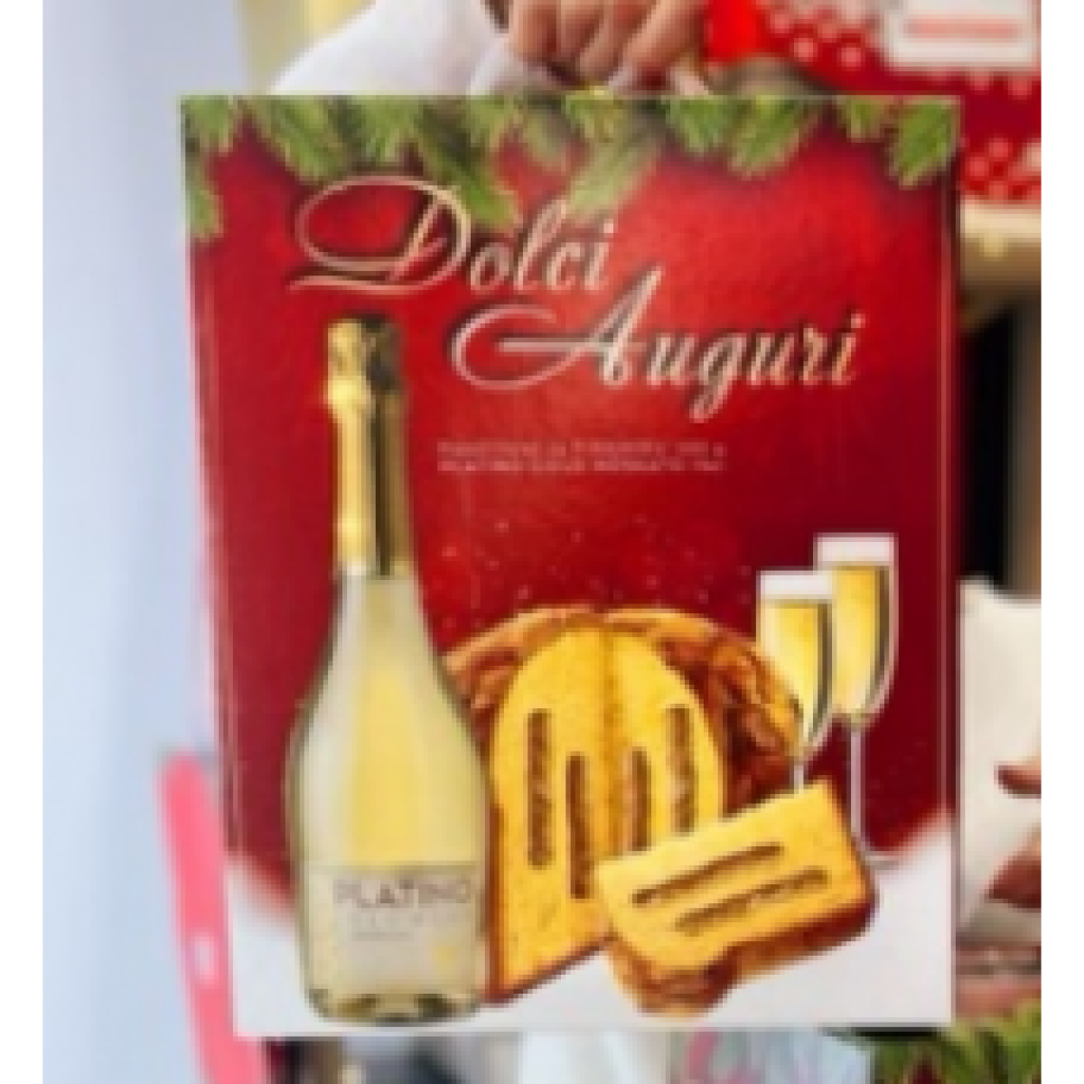 Подарунковий набір Панеттон Пандоро + ігристе вино Dolci Auguri , 900г, Італія
