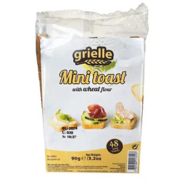 Міні-тости "Grielle" з пшеничного борошна, 90г, Португалія