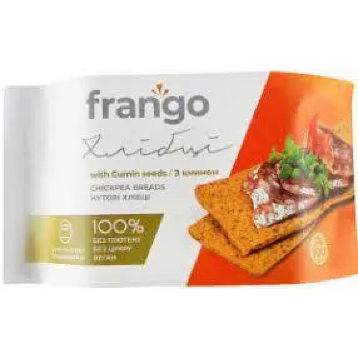 Хлібці "Frango" з кмином, 100г, Україна