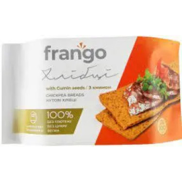 Хлібці "Frango" з кмином, 100г, Україна