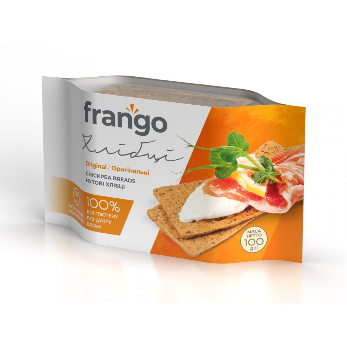 Хлібці "Frango" оригінальні, 100г, Україна