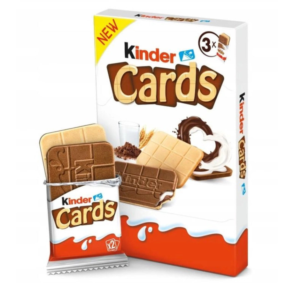 Печево "Kinder" Cards, 76.8g, Німеччина