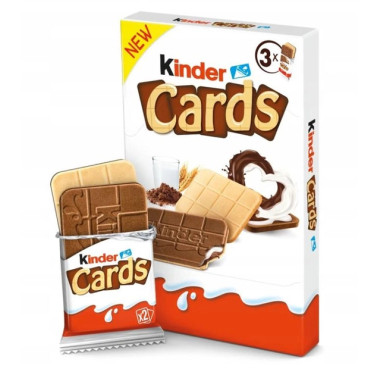 Печево "Kinder" Cards, 76.8g, Німеччина