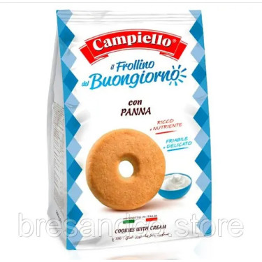 Печиво "Campiello" з пряженого молока, 350г, Італія