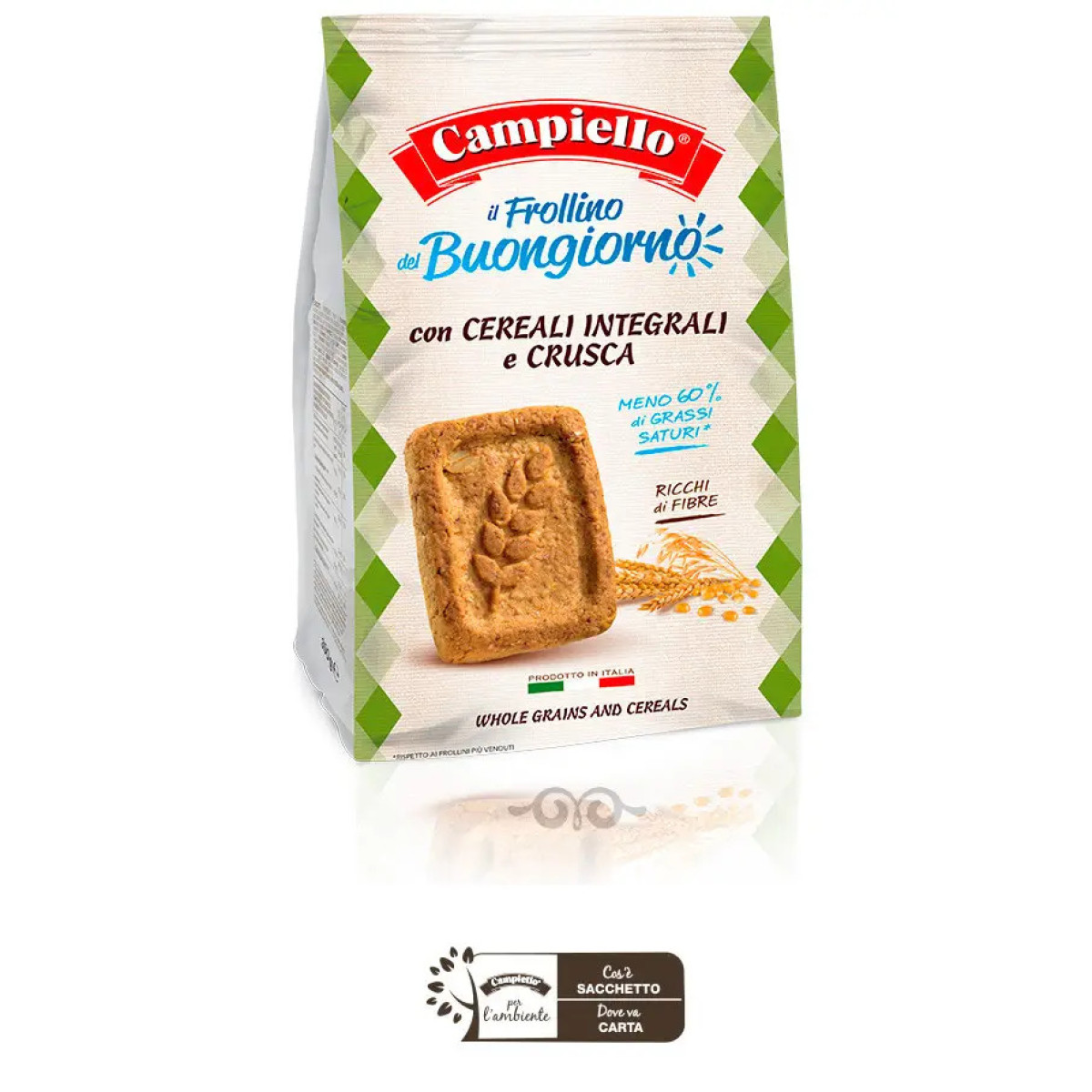 Печиво "Campiello" інтегралі, 350г, Італія