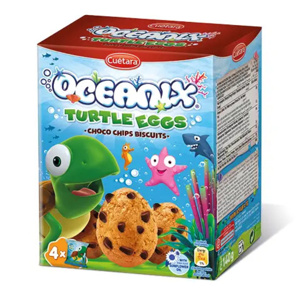 Печиво "Cuetara" Oceanix черепаха, 105г, Іспанія