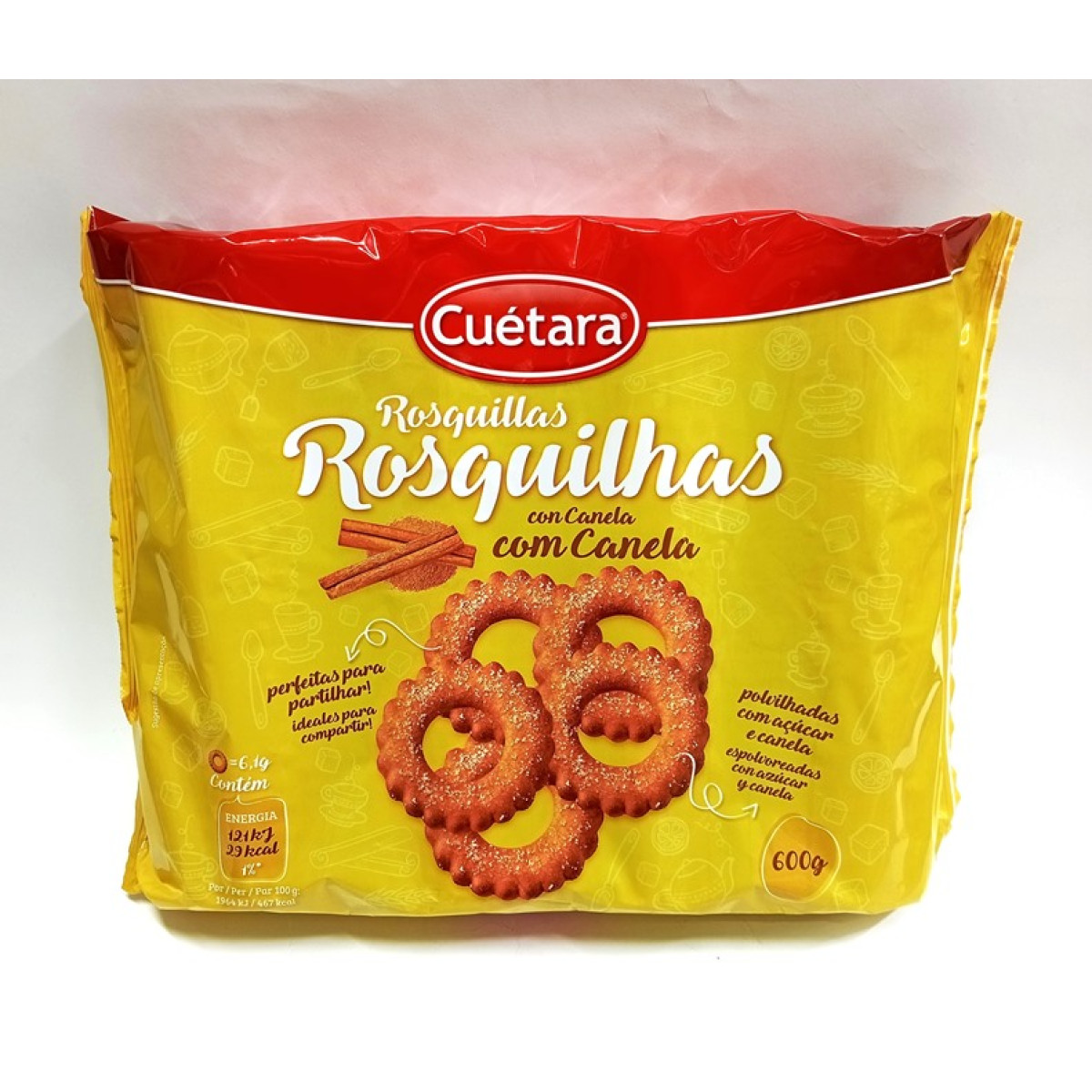 Печиво "Cuetara" пончик з корицею, 600г, Іспанія