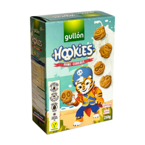 Печиво "GULLON" Hookies Mini cereales, 250г
