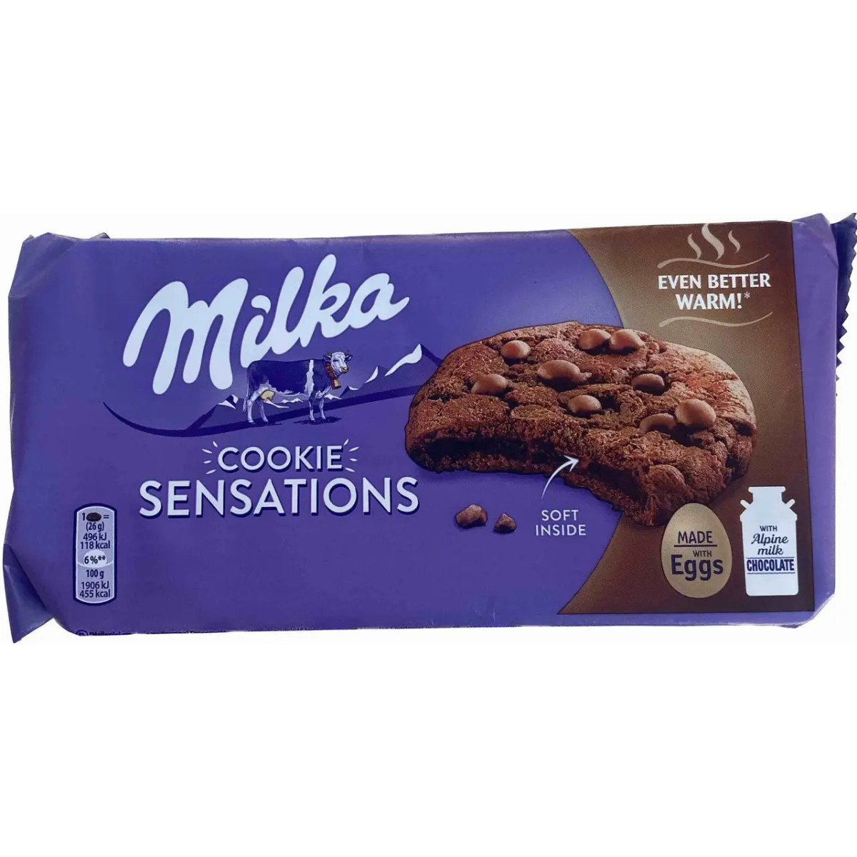 Печиво "Milka" Soft Choco Brown, 156г, Швейцарія