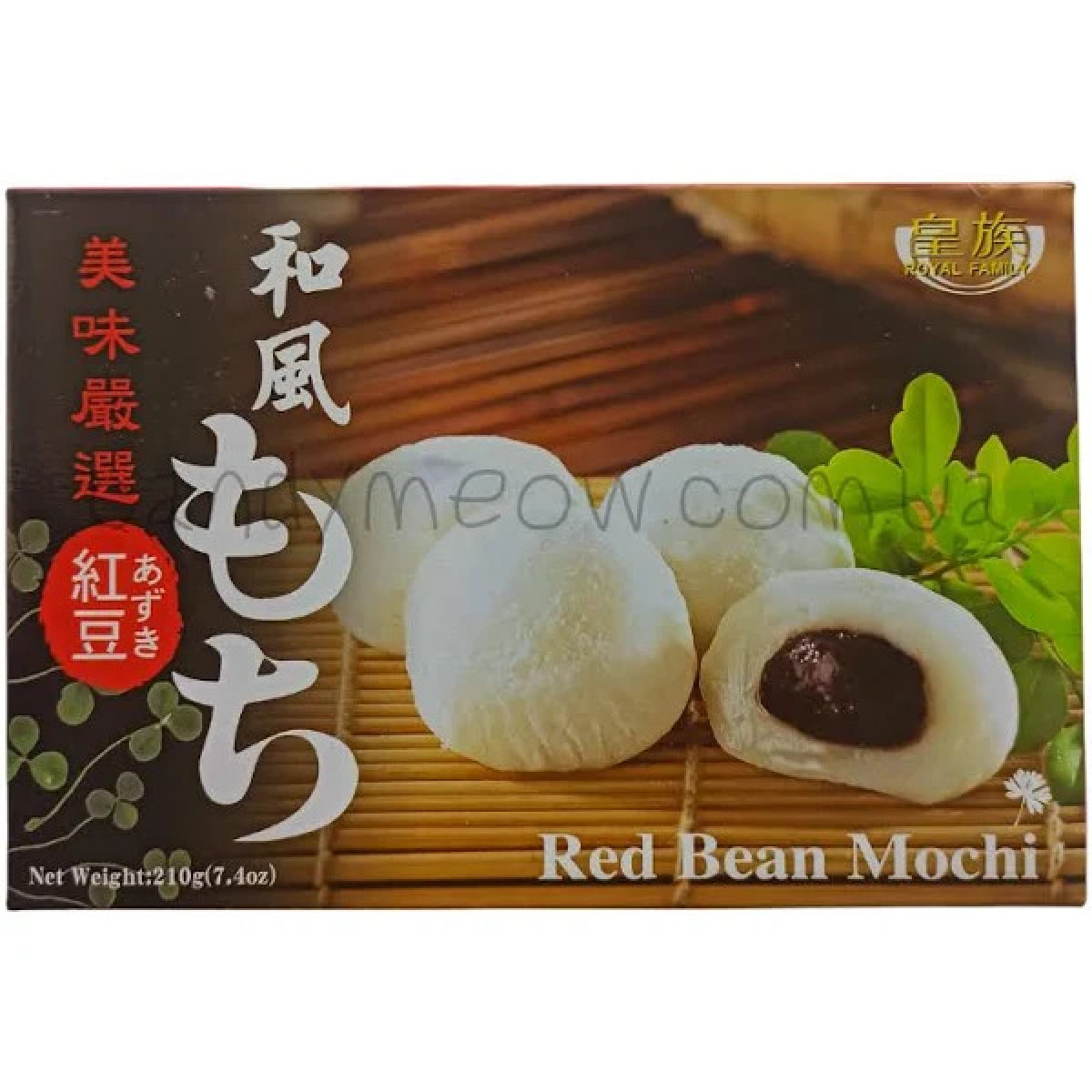 Мочі "Royal Family" Red Bean Mochi, 168г, Тайвань