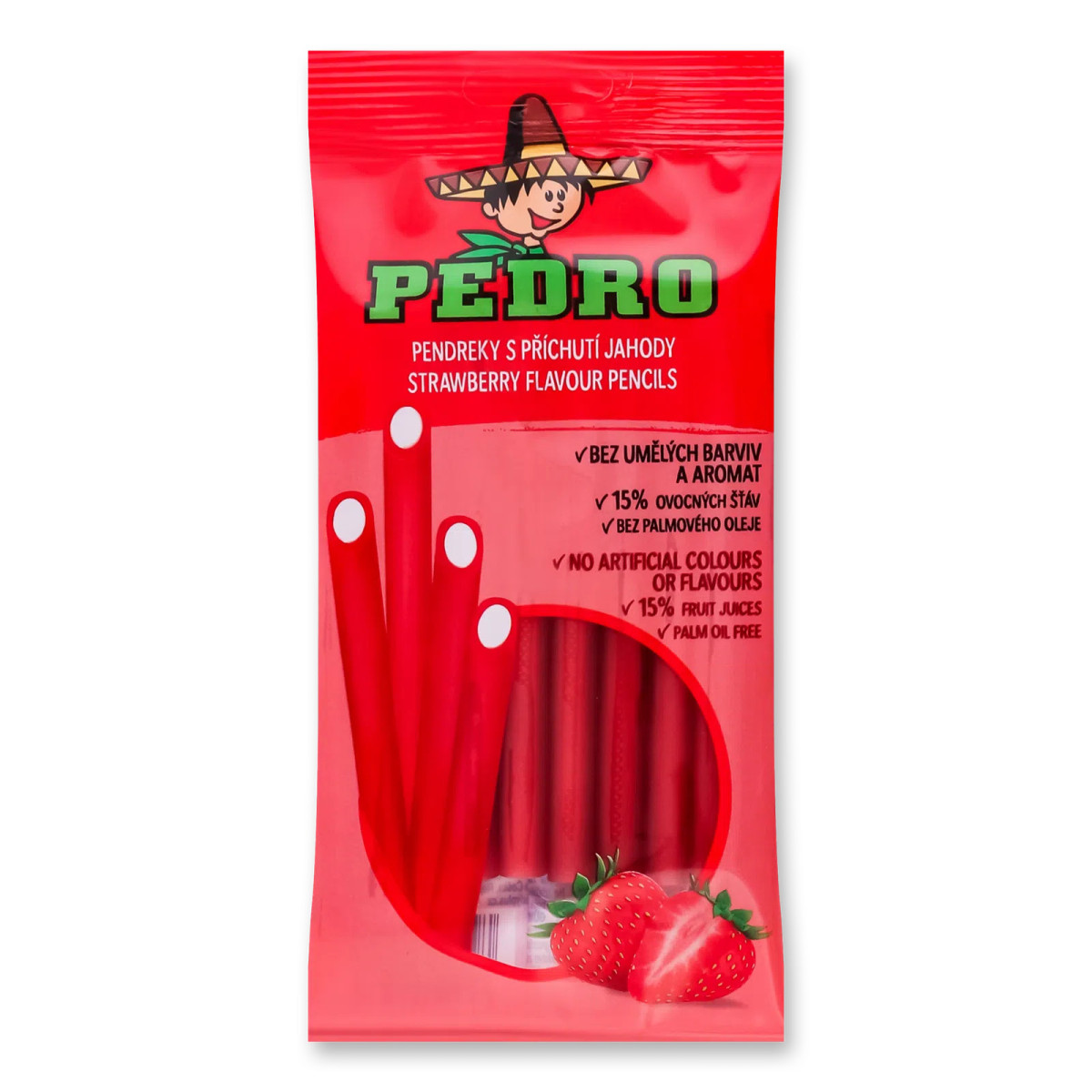 Жув. Цукерки "Damel" Red sticks, 90г, Іспанія