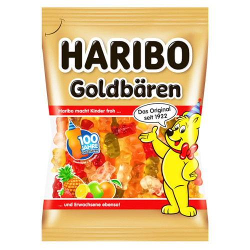 Жув. Цукерки "Haribo" Золоті ведмеді, 100 г