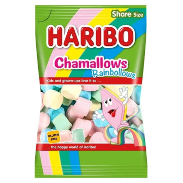 Жув. Цукерки "Haribo" Chamallows Rainbollows, 175г, Німеччина