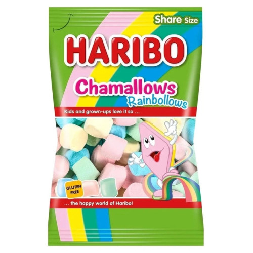 Жув. Цукерки "Haribo" Chamallows Rainbollows, 175г