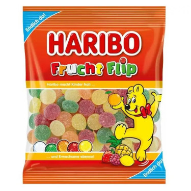 Жув. Цукерки "Haribo" Frucht Flip, 160г, Німеччина