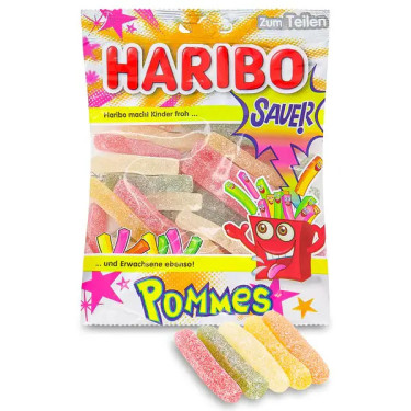 Жув. цукерки "Haribo" Saurе Pommes, 175г, Німеччина