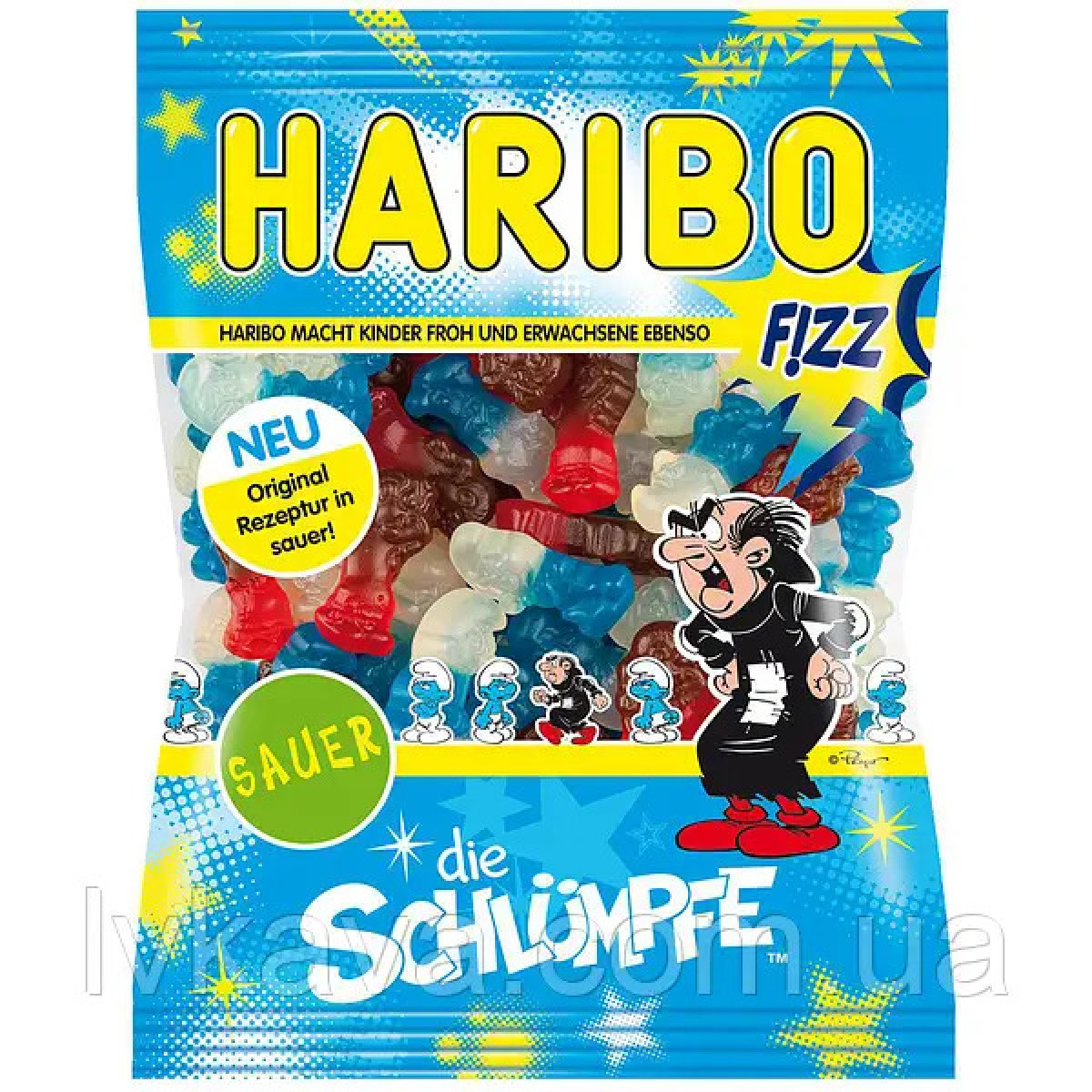 Жув. цукерки "Haribo" Schlumpfe, 175г, Німеччина