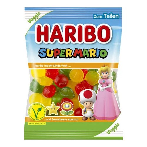 Жув. цукерки "Haribo" Super Mario, 175г