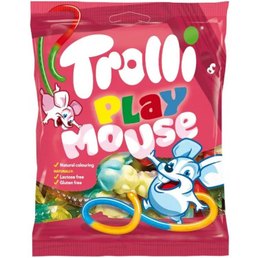 Жув. цукерки "Trolli" Playmouse, 100 г, Німеччина
