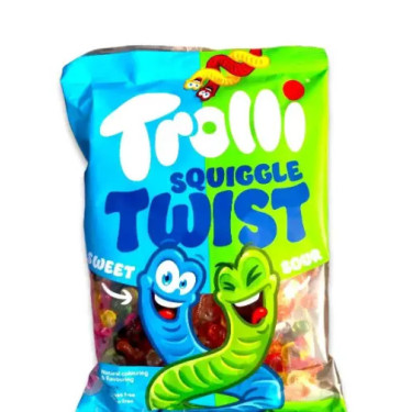 Жув. цукерки "Trolli" squiggle TWIST, 175г, Німеччина