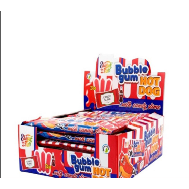 Жув. гумка Hot dog bubble gum , 20 г, Чехія