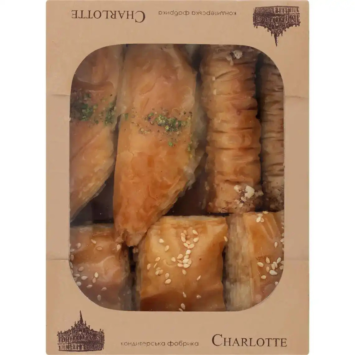 Пахлава "Crarlotte" в Асортименті, 330г, Україна