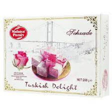 Рахат-Лукум "Malatya Pazari" з троянди шехзаде, 200г, Туреччина