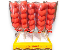 Маршмеллоу "Lollipop" - 5 сердечок, 45г