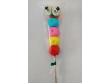 Цукерка "Lollipop""Маршмеллоу - Гусениця", 50г, Україна
