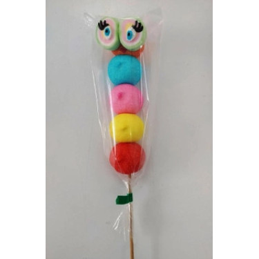 Цукерка "Lollipop""Маршмеллоу - Гусениця", 50г, Україна