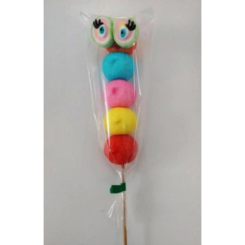 Цукерка "Lollipop""Маршмеллоу - Гусениця", 50г