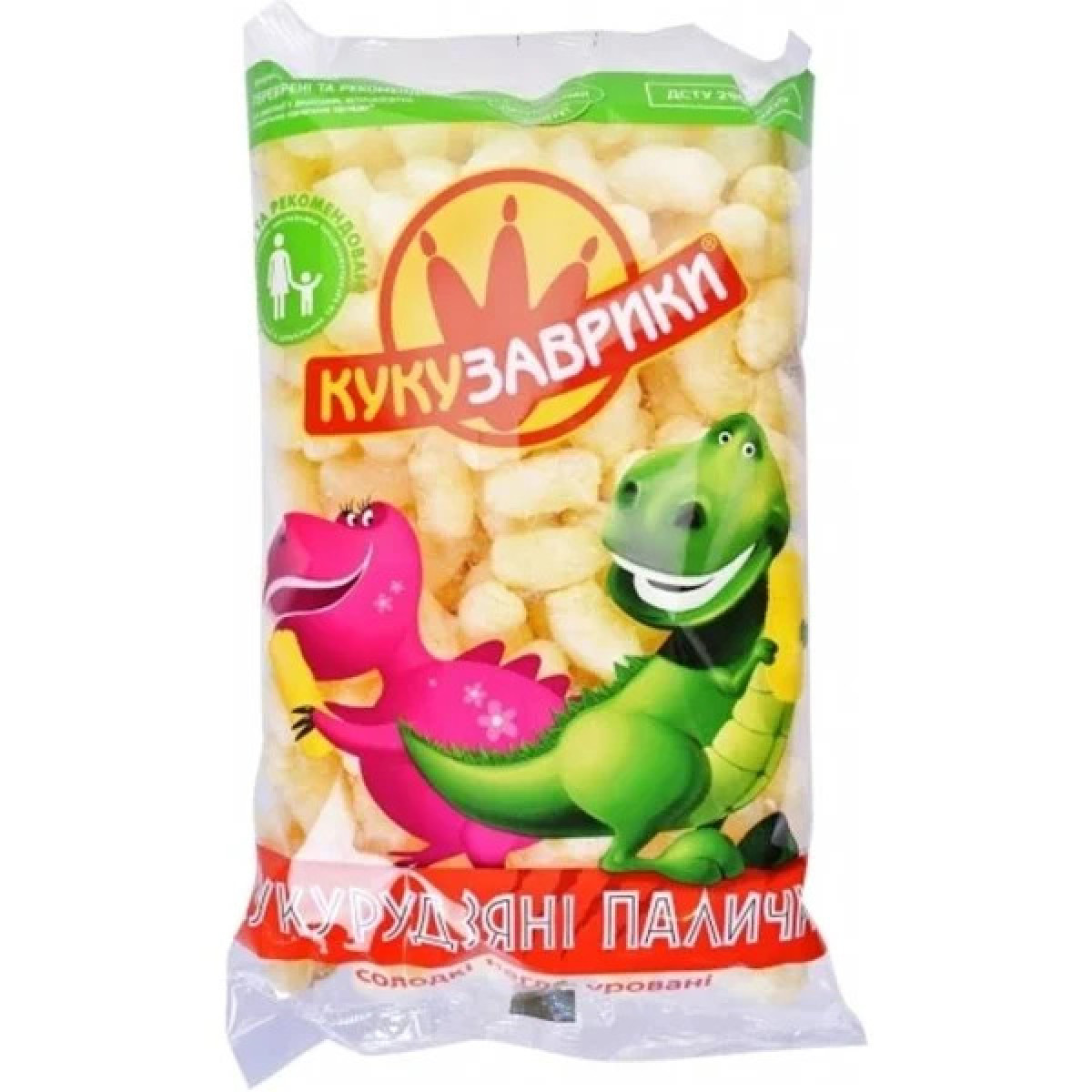 Кукур. палички "Кукузаврики" 80г, Україна