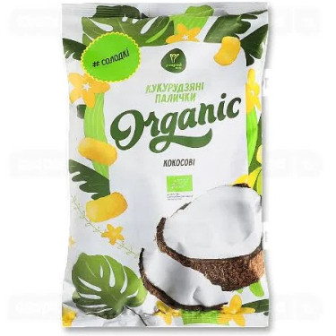 Палички кукур. "Екород"кокосові органічні, 70г, Україна